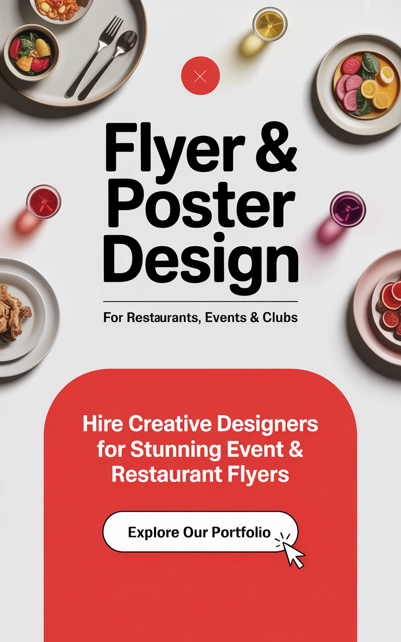 Creative Flyer & Poster Design Services for Restaurants, Events & Clubs