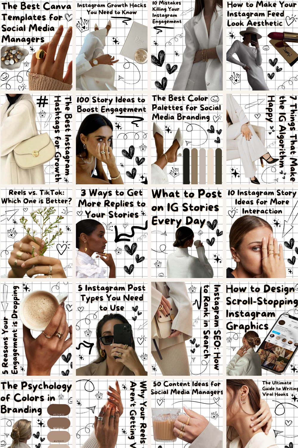 Instagram Carousel Templates for Digital Product Seller | Canva Editable