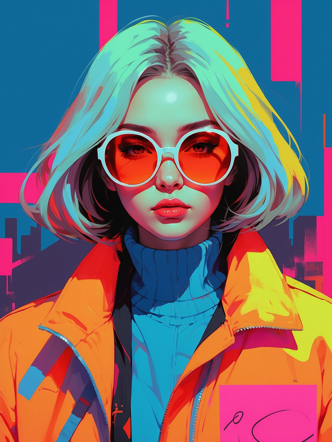 Chill Fashion Vibe Pop Art