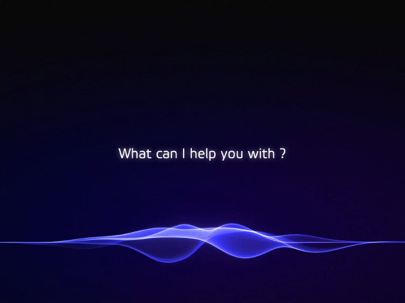 Voice AI visual design