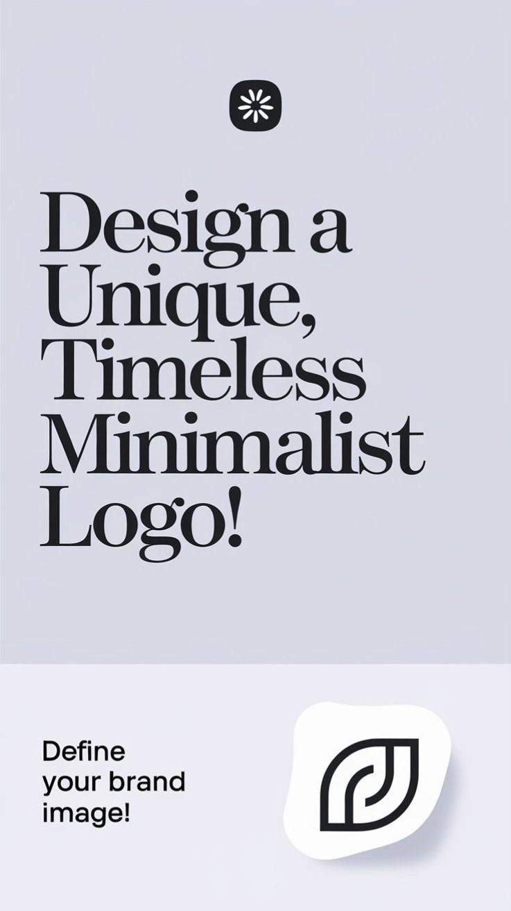 Professional Minimalist Logo Design for Your Brand!