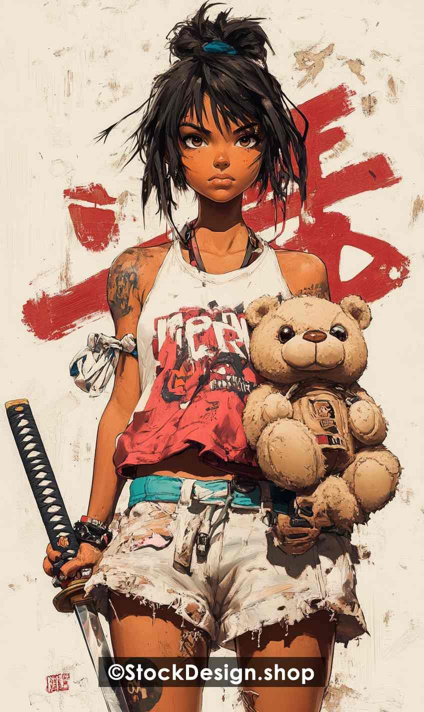 GIRL KATANA POSTERS Best midjourney ai art prompts list: over 1500 midjourney prompts ideas