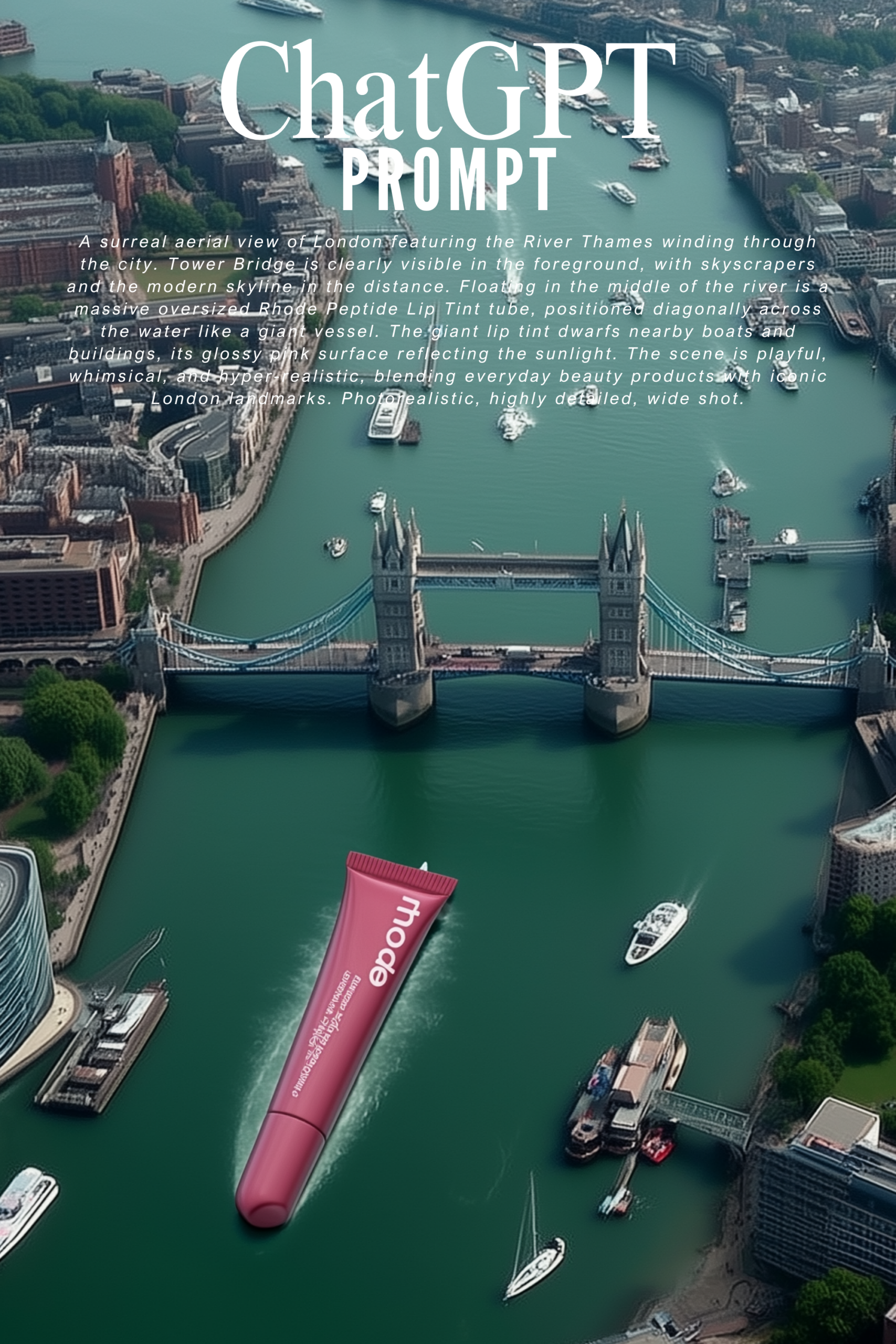 ChatGPT prompt, Rhode skin marketing, skincare photoshoot, midjourney prompt