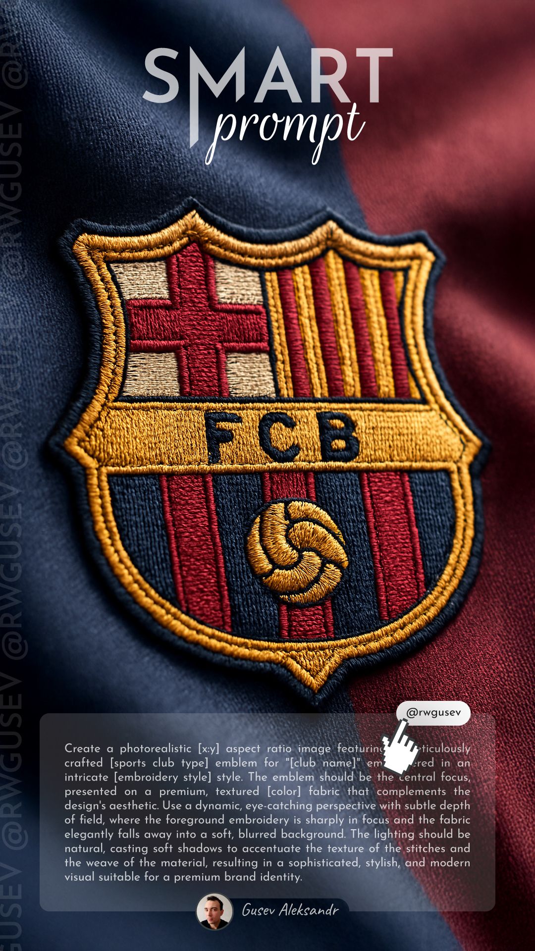 Smart Prompt | AI Embroidered Logo Maker