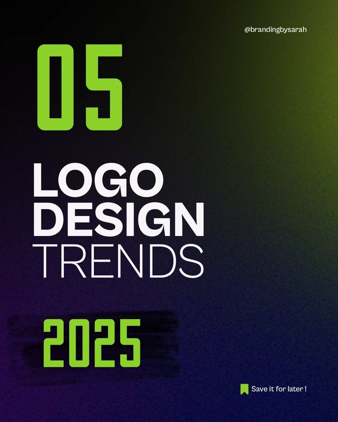 Top 5 logo design trends in 2025
