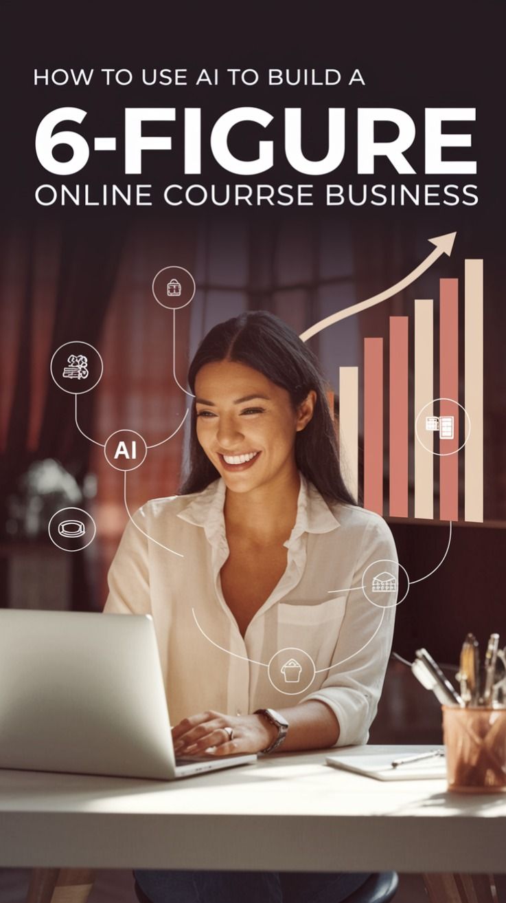 How to Use AI to Build a 6-Figure Online Course Business