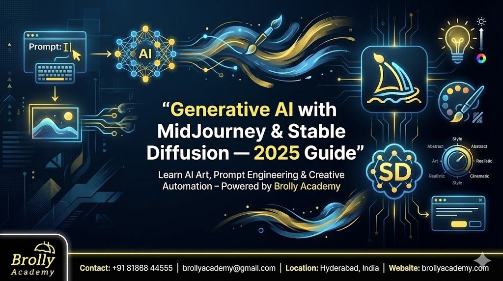 Generative AI with MidJourney & Stable Diffusion Training-A Complete Guide for Creators in 2025