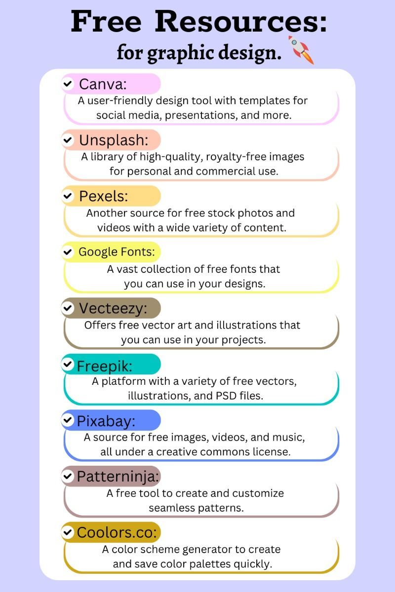 Free Resources: for graphic design.