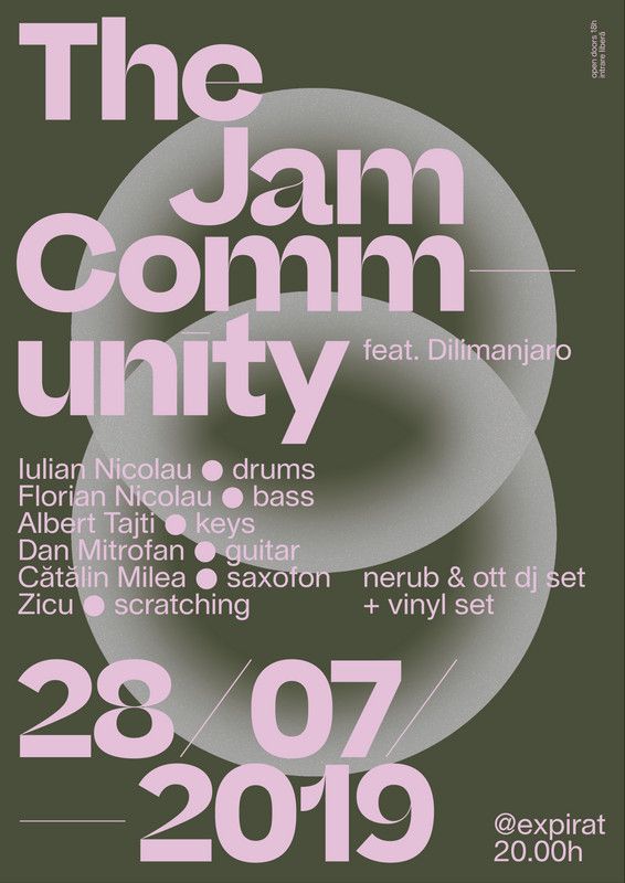 “The Jam Community”, 2019, by bogdan ceausescu – typo/graphic posters