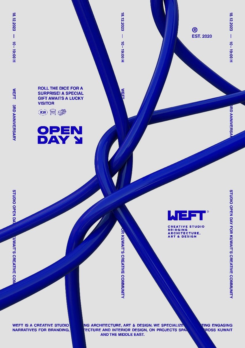 WEFT 3rd Anniversary Poster