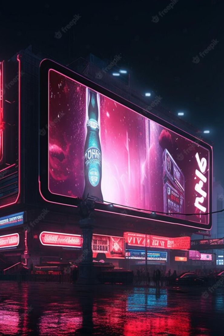 Futuristic Billboards Generated With AI