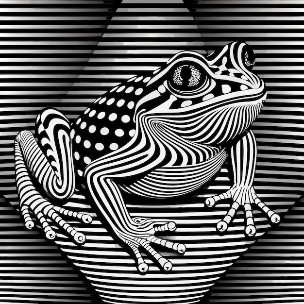 A frog with the word quot frog quot on it | Premium AI-generated image
