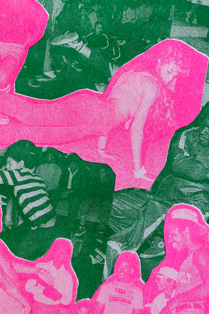 BREAK DANCE RISOGRAPH PRINT – VIRTUALSANITYY