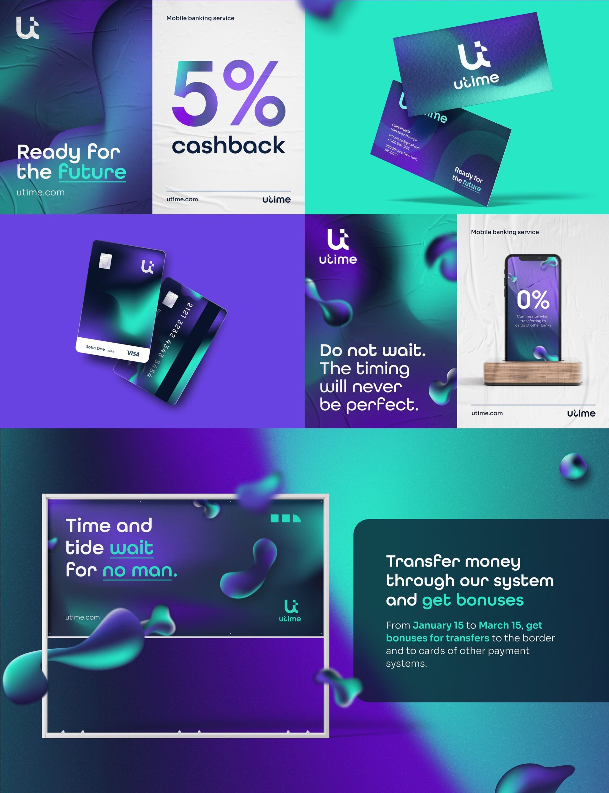 Utime : Branding for Fintech company – Gapsy Studio