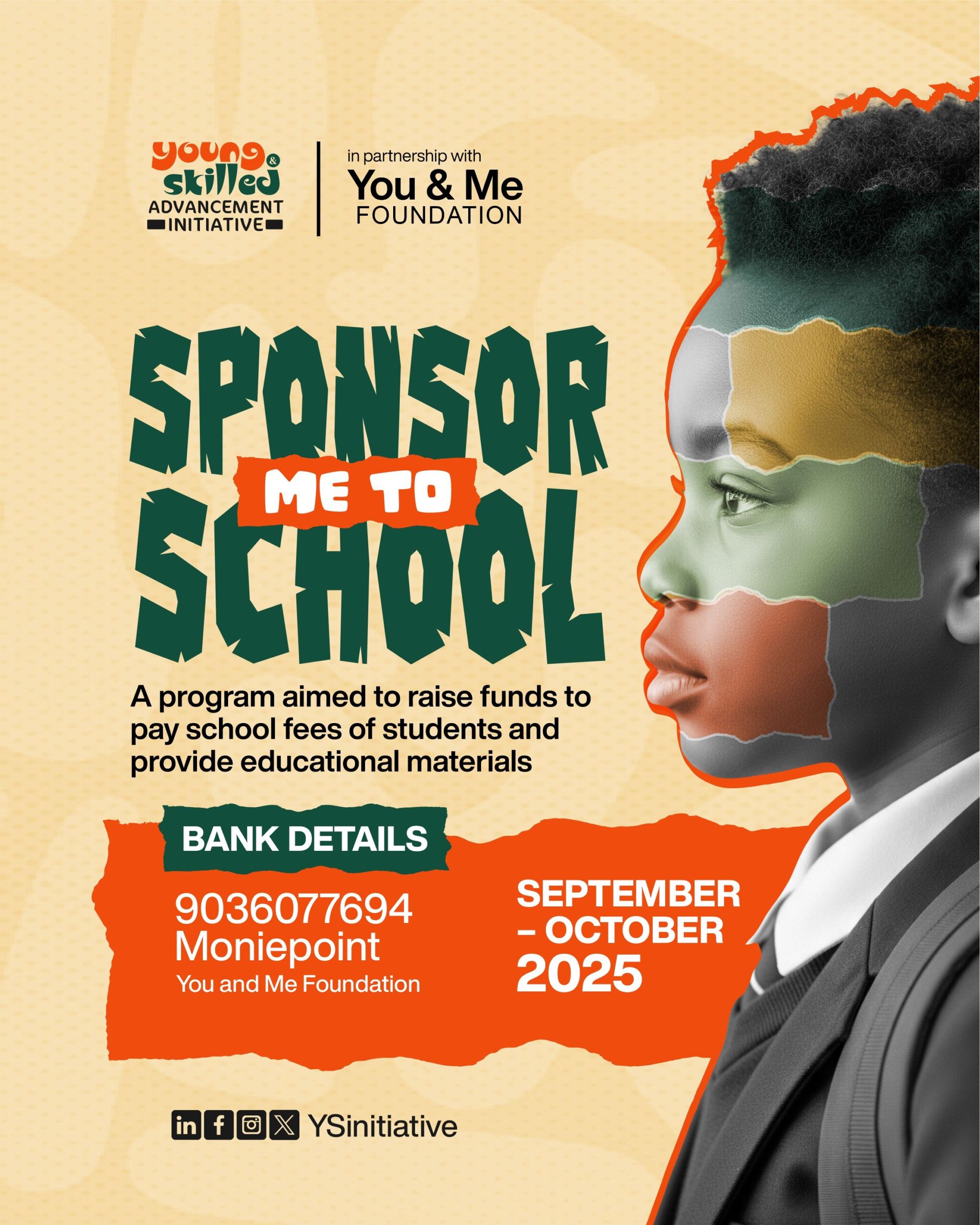 Appeal Flyer Design for YSA Initiative
