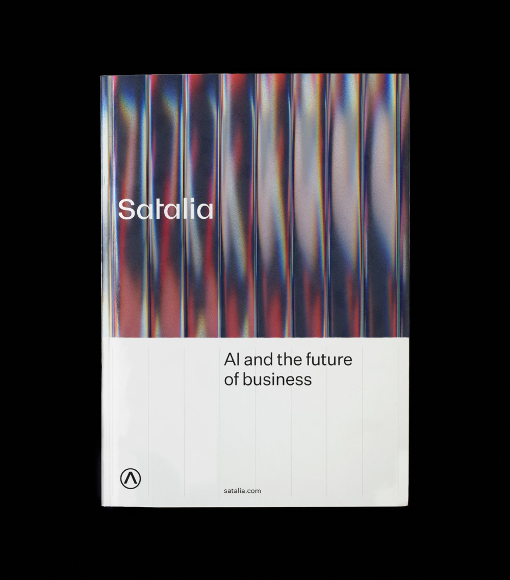 Pentagram’s dynamic branding reflects the pioneering nature of AI company Satalia