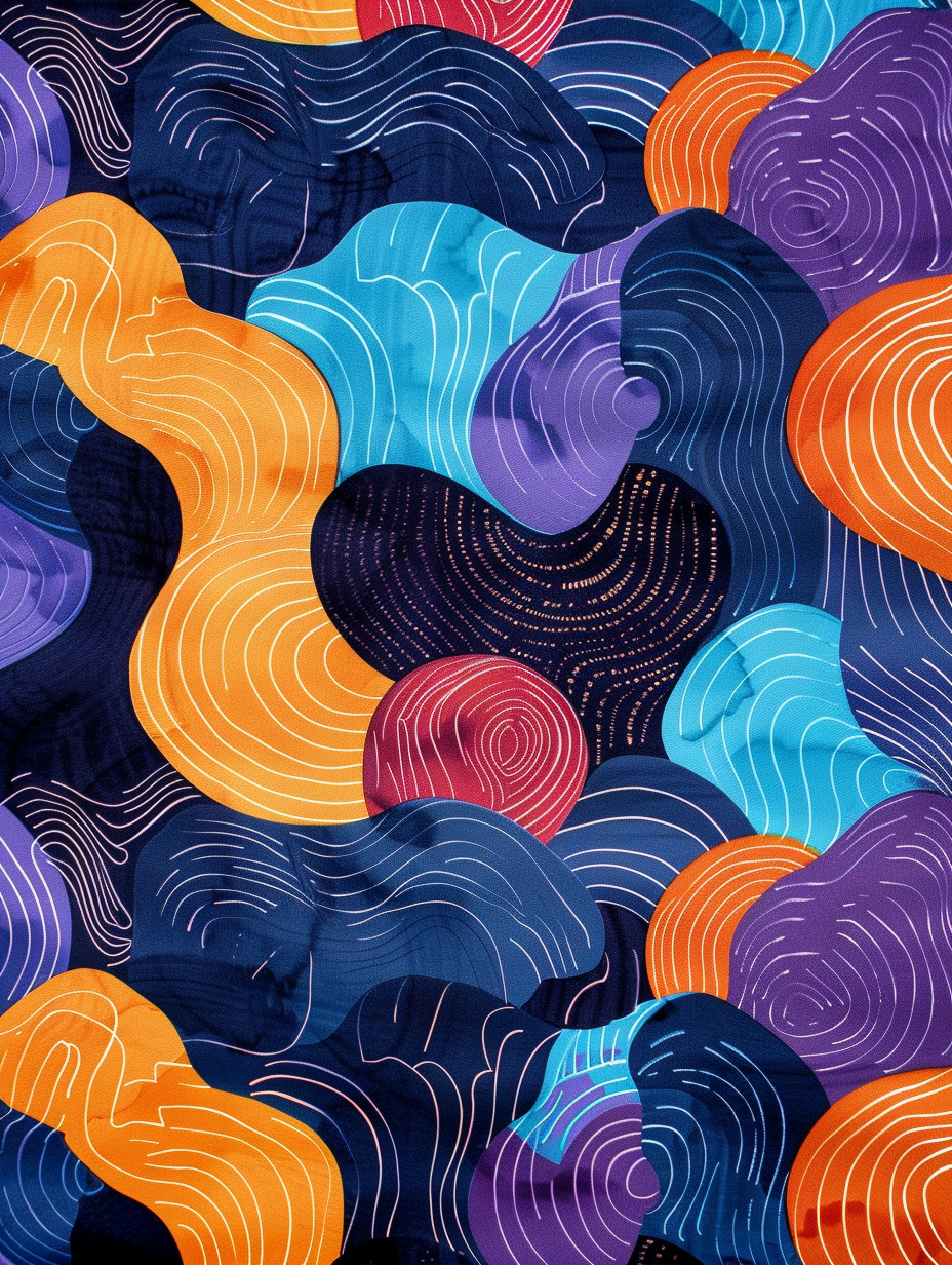 Abstract Wave Pattern | Vibrant Colorful Design