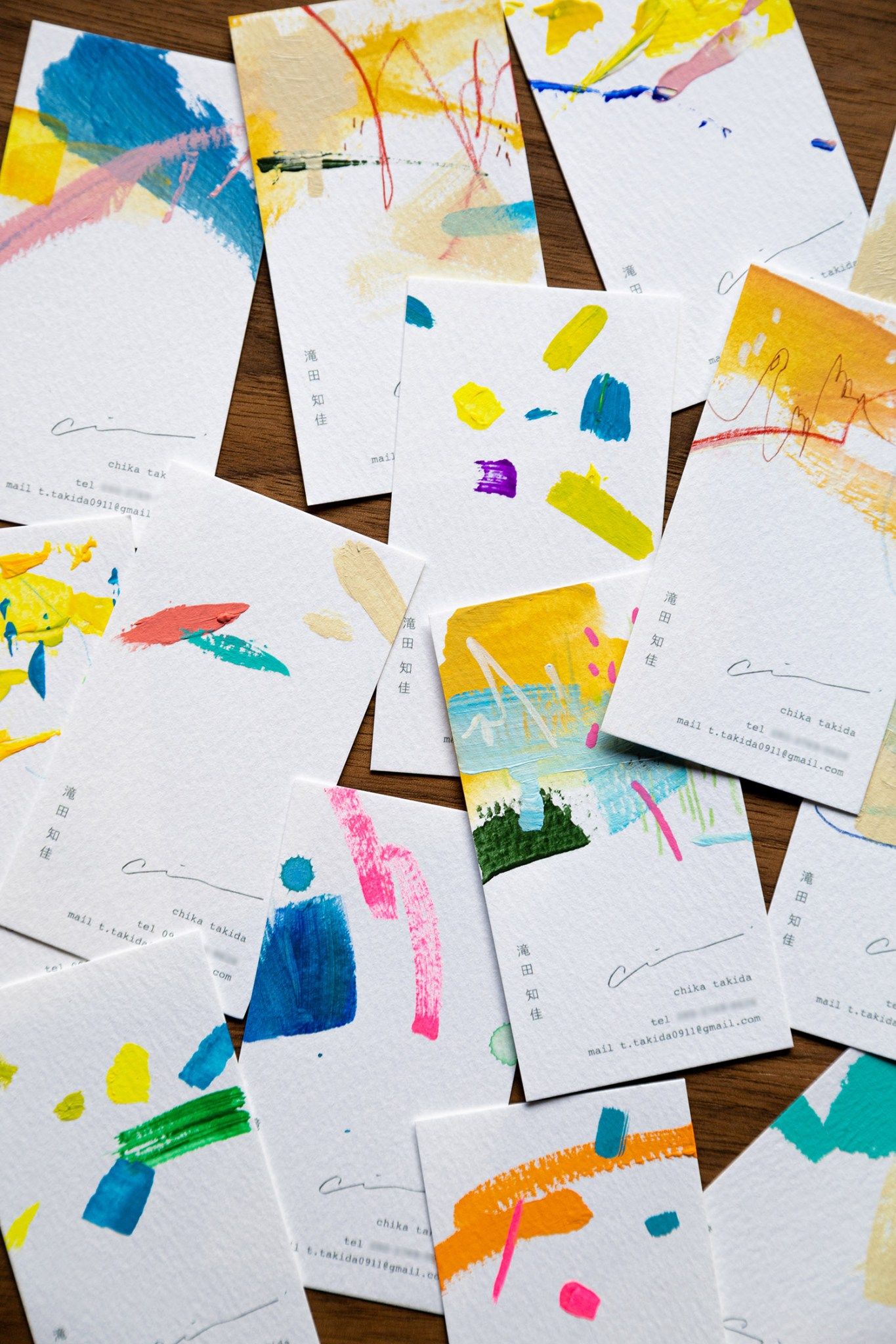 Chika Takita Painter Business Card – World’s No.1 Business Card Directory