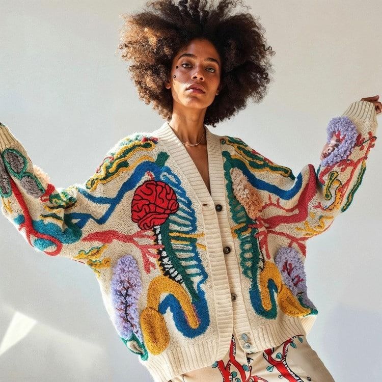 Trendy “Anatomy Fashion” Turns Our Insides Into Outside Style With Help From AI