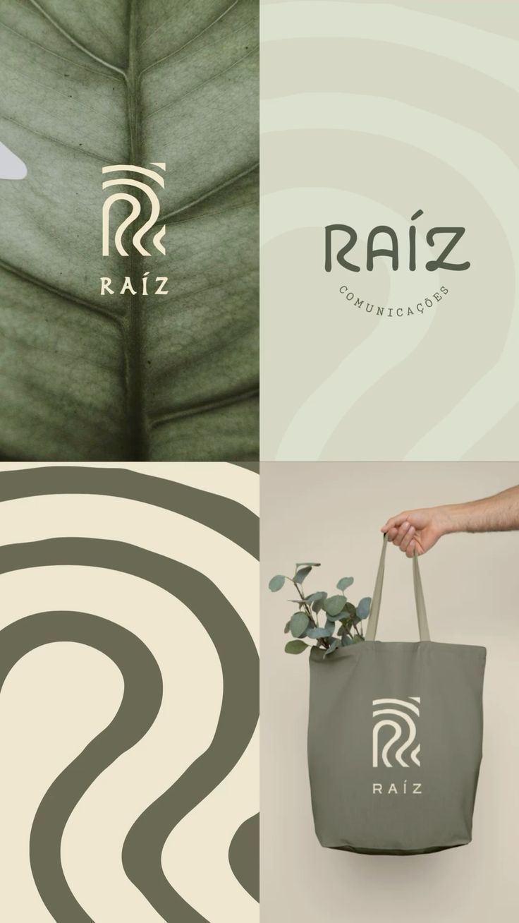 calming nature geometric elegant sophisticated plant and flower shop brand