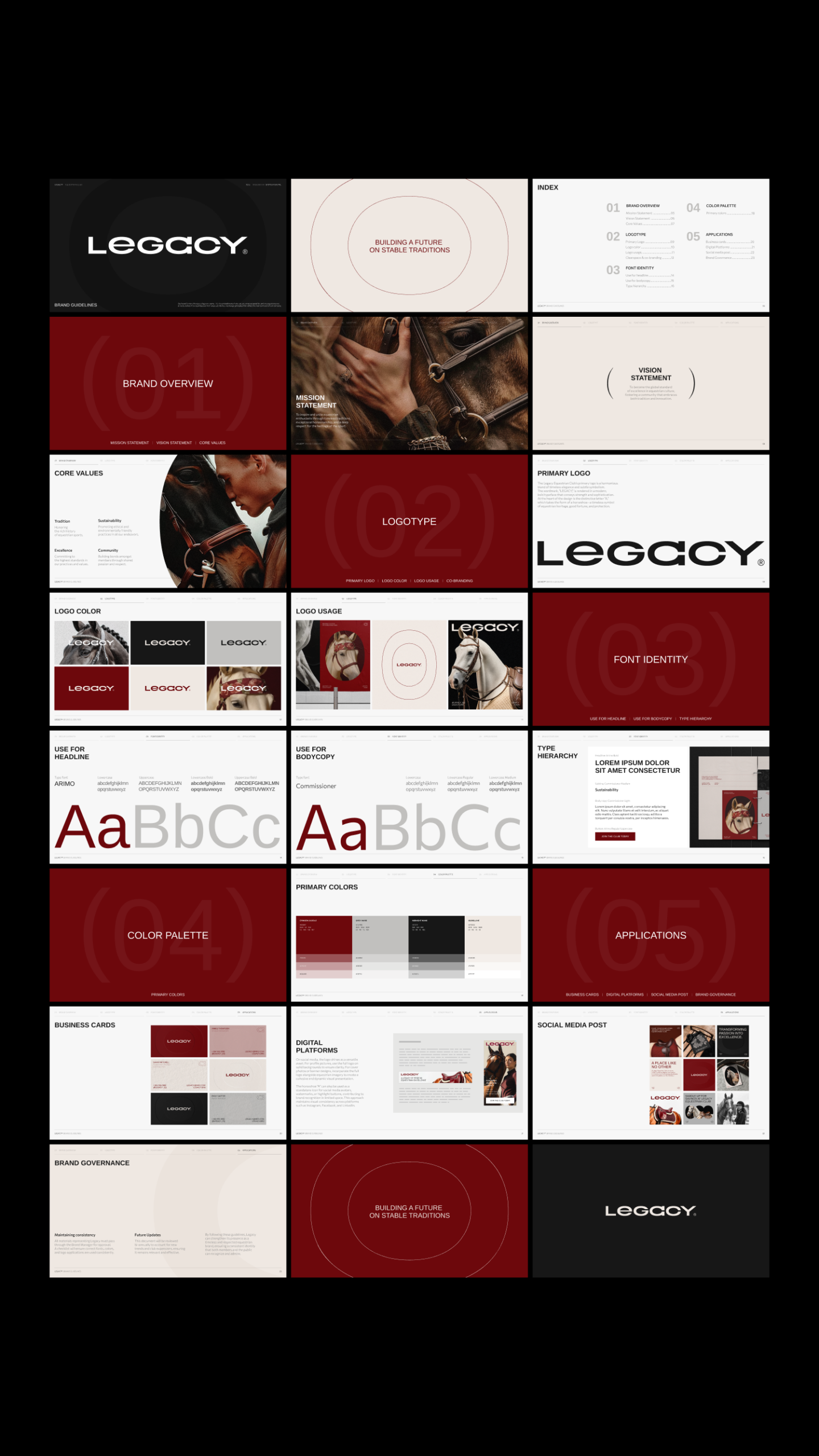 Comprehensive Brand Guidelines for Legacy by Sketchy Digital