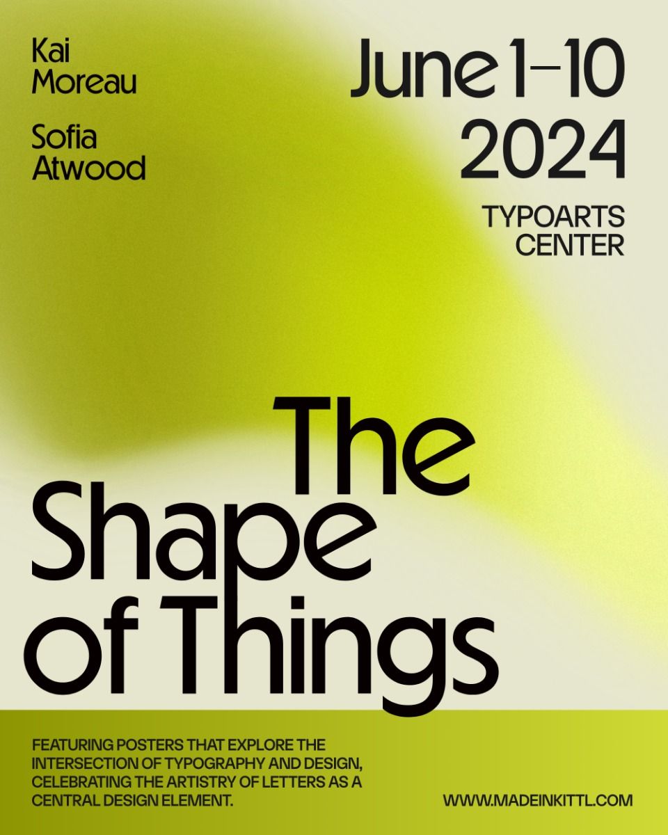 Customizable The Shape of Things Poster Design Template