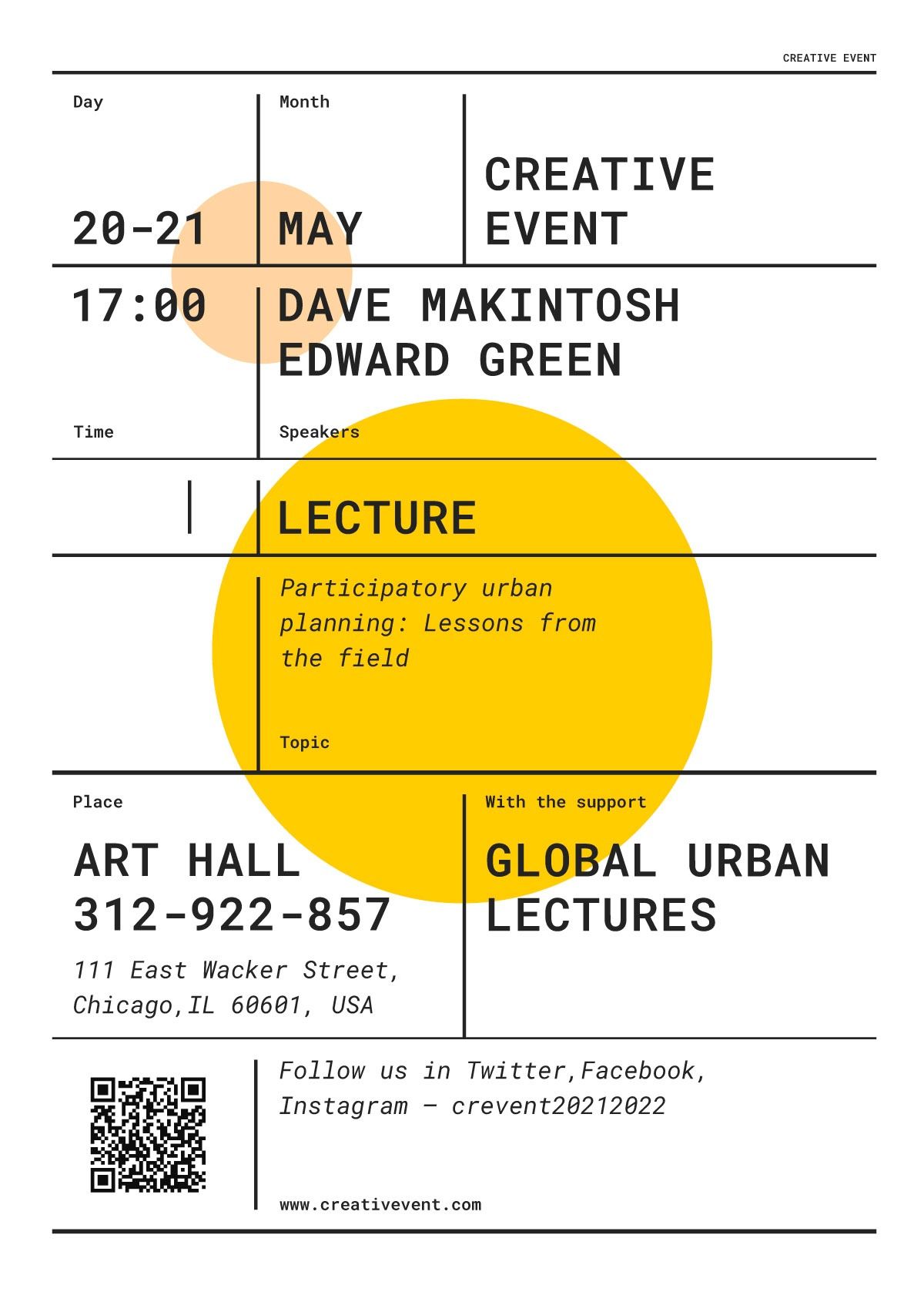 Creative Event Poster/Flyer Template