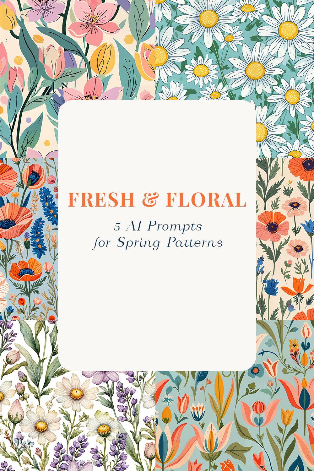 Fresh & Floral: 5 AI Prompts for Spring Patterns