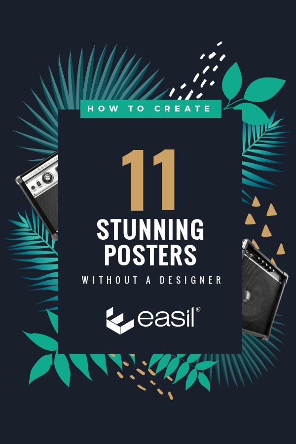 How to Create 11 Stunning Poster Designs without a Designer