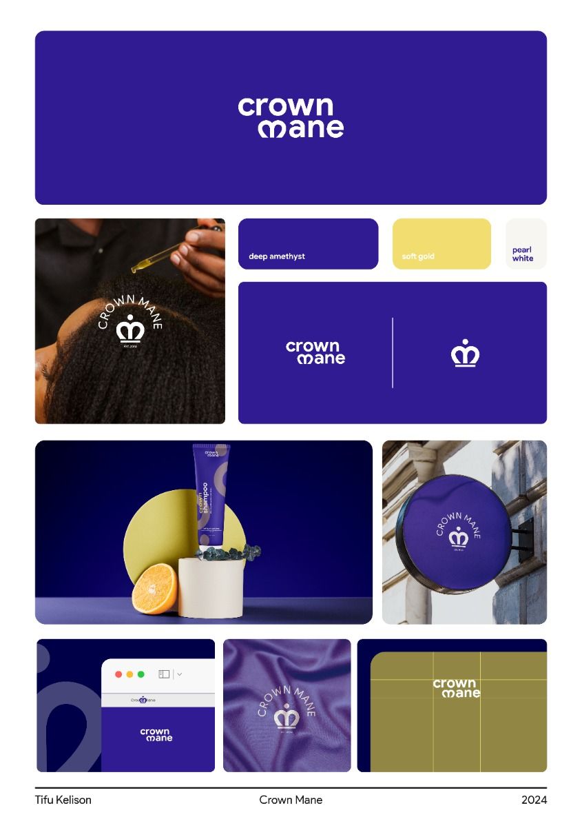 Crown Mane Visual Identity