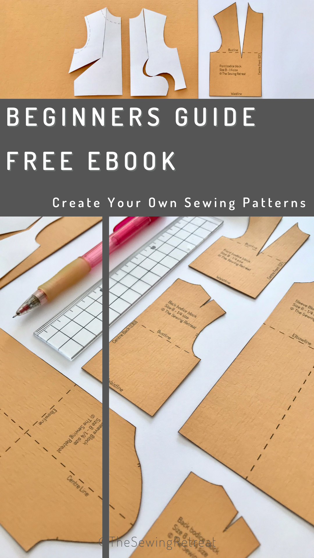 Beginner’s Guide FREE eBook | Learn The Basics Of Pattern Cutting To Create Your Own Sewing Patterns