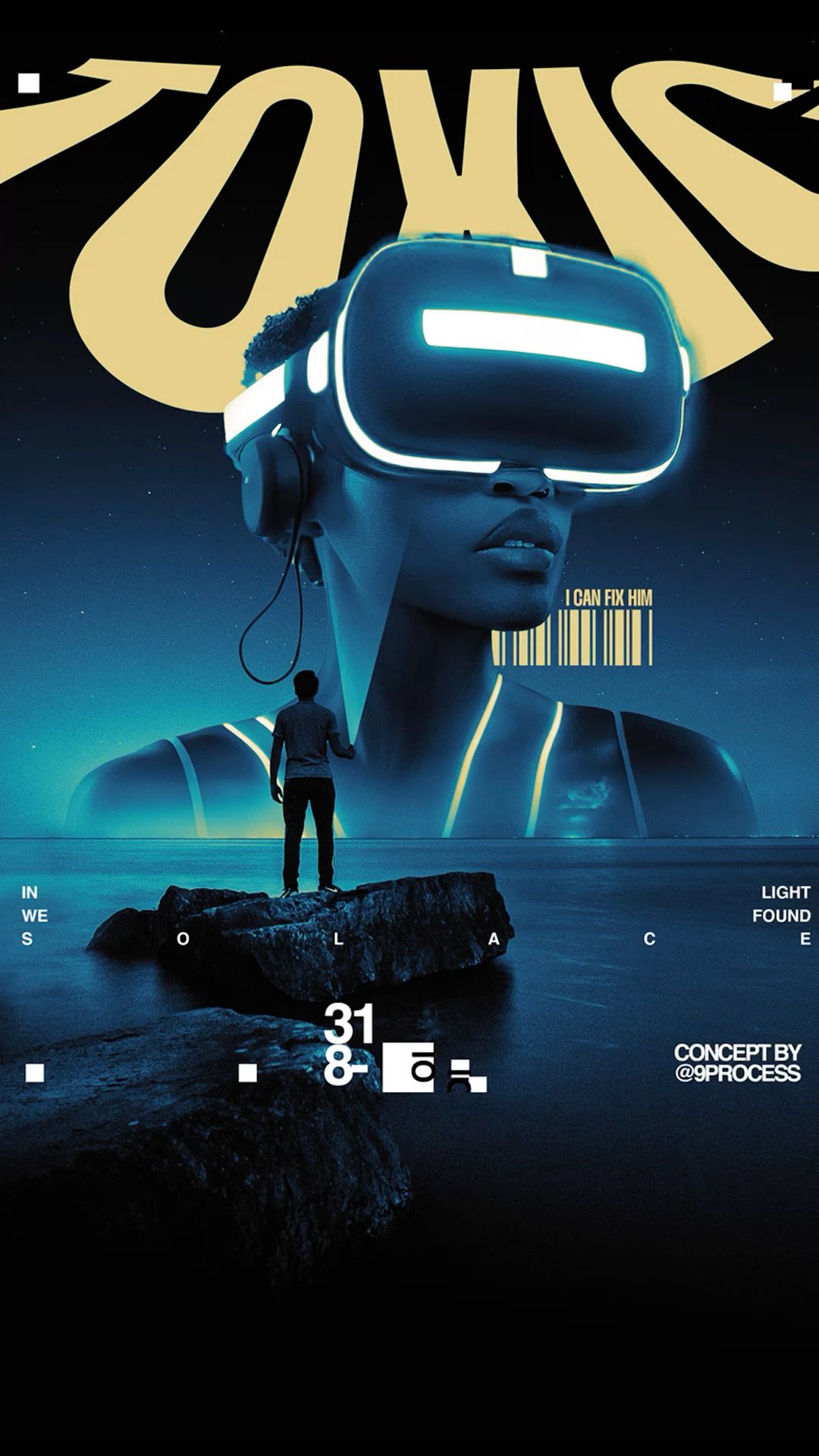 Futuristic poster design inspo. | 9process