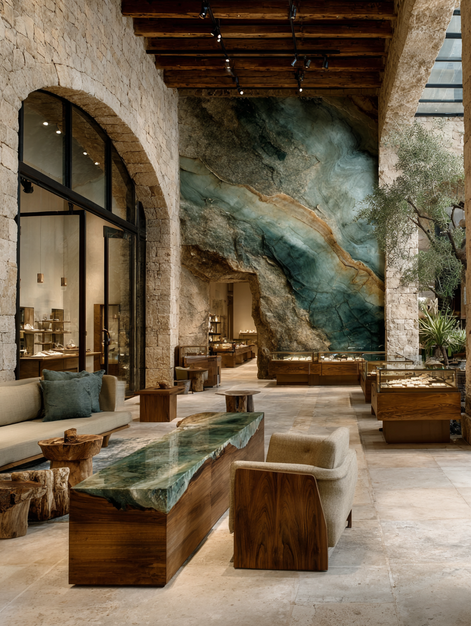 Luxury Jewelry Store Interior – AI Design Concept