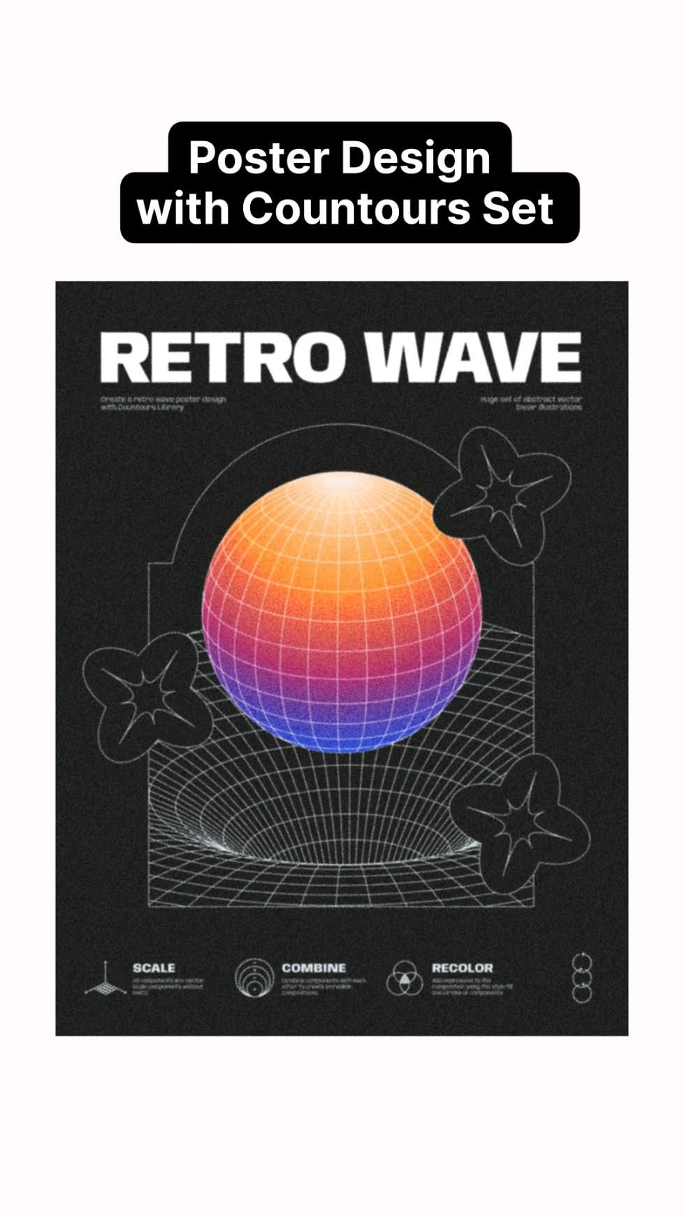 Retro Poster in Figma