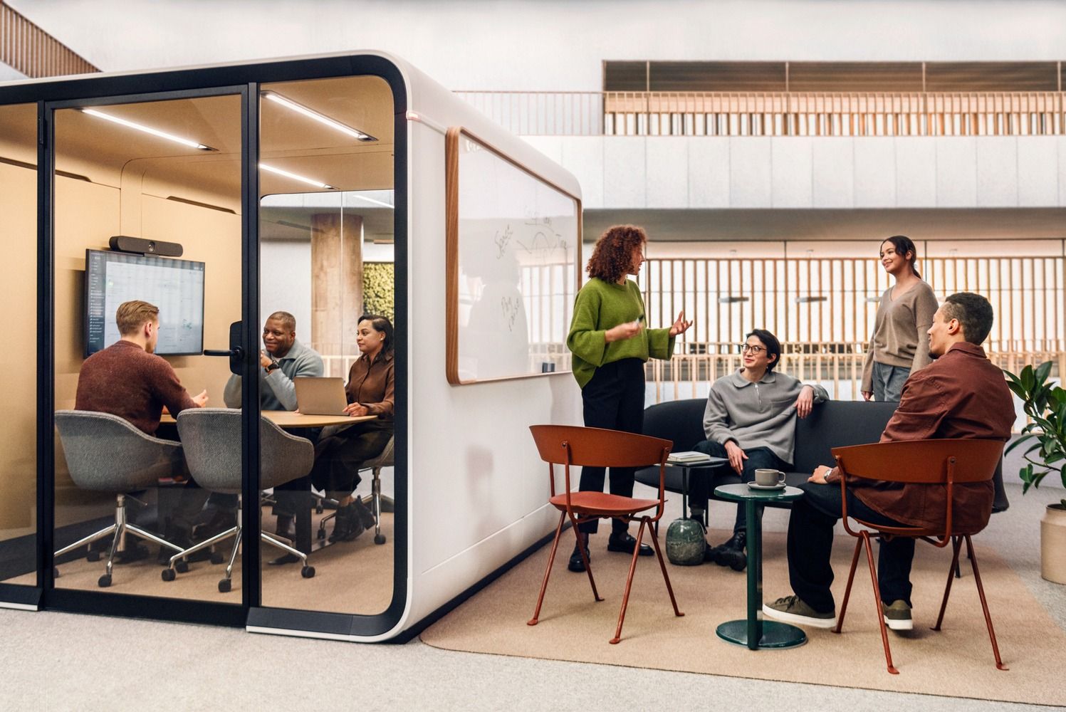 Gallery of Smarter Pods For a Smarter Office: New Smart Work Pods Mark a Digital Evolution for Hybrid Offices  – 4