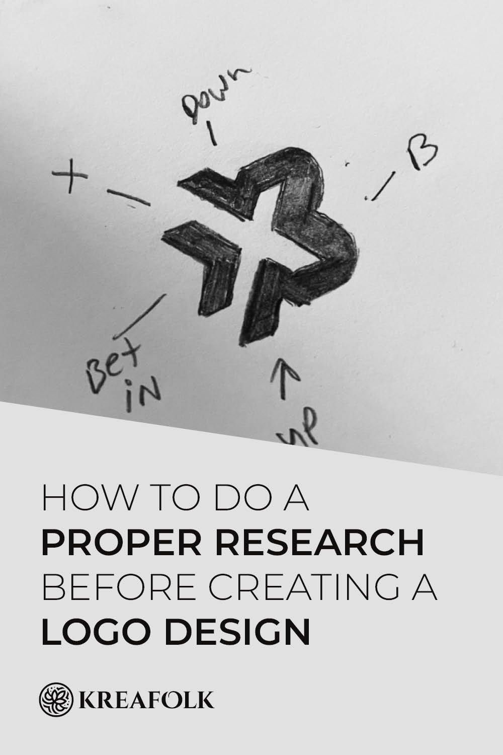 Tips for conducting thorough research before designing a logo.