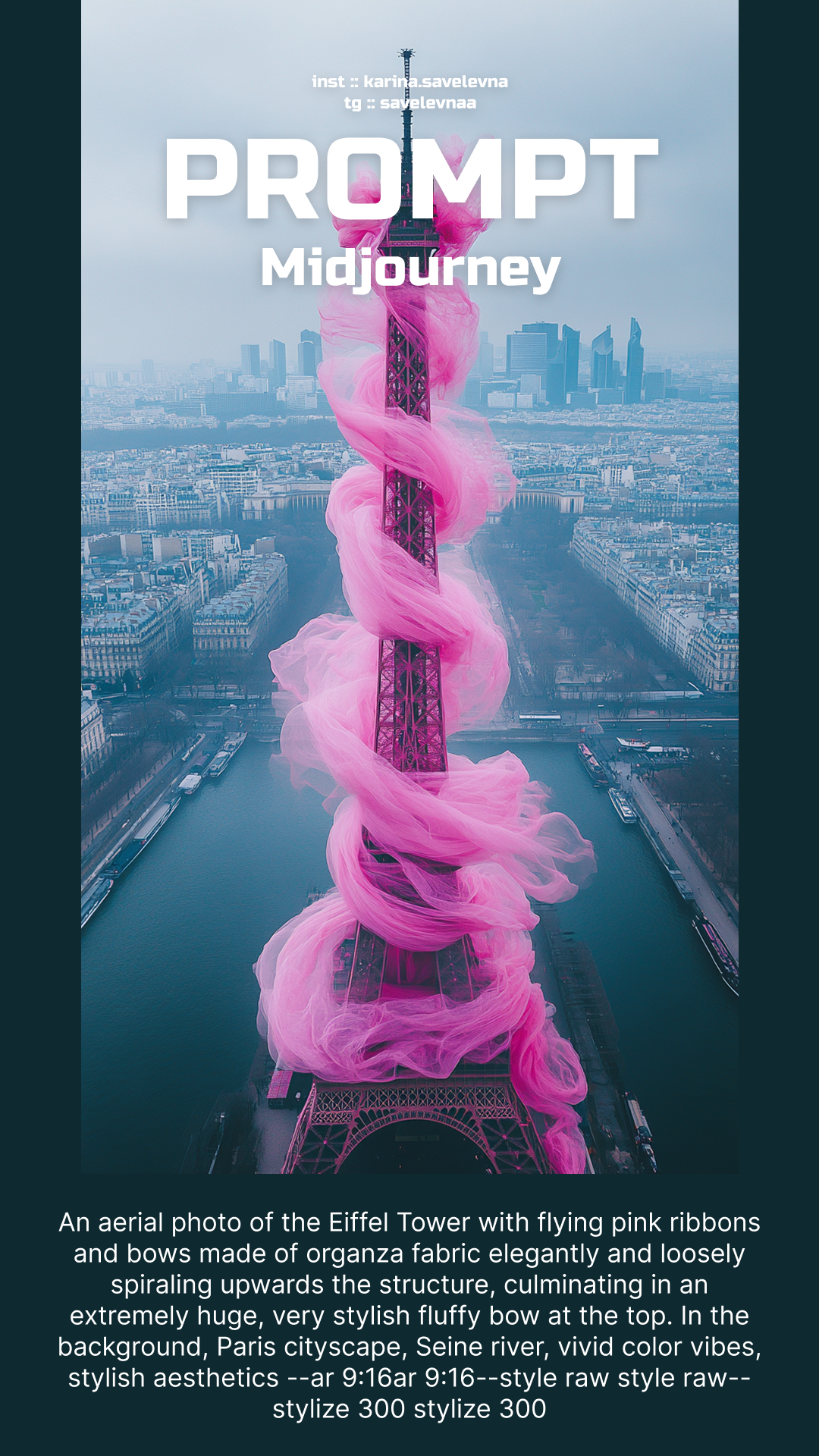 В тг показываю как работать с Миджорни и делюсь промптами, заходи