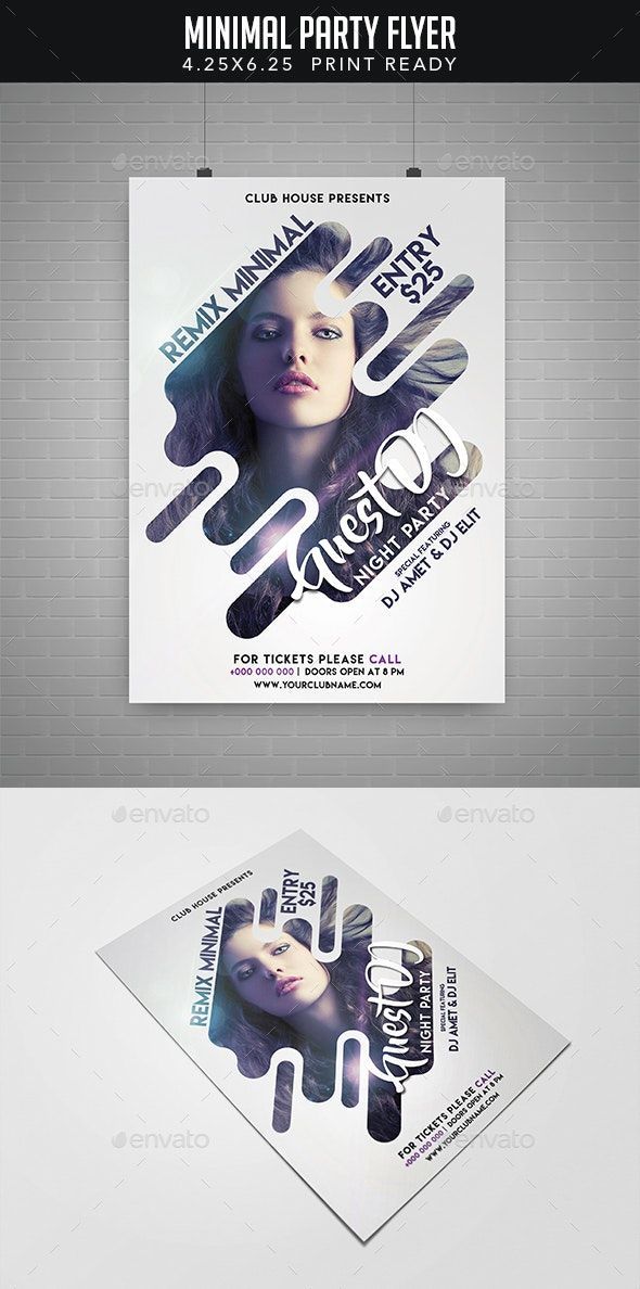 Minimal Party Flyer
