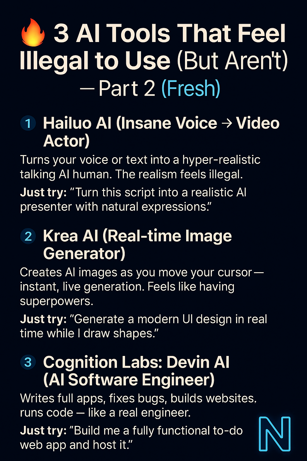 🔥 3 AI Tools That Feel Illegal to Use (Part 2)
