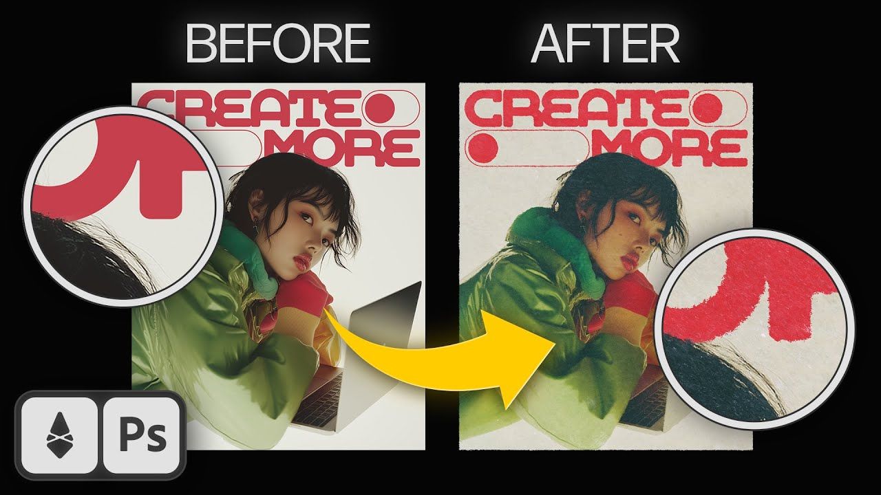 How to Add Textures to Your Designs | Photoshop Tutorial + Free Download