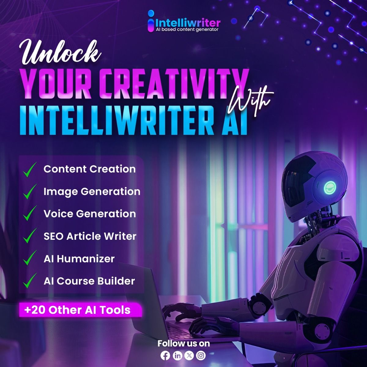 🚀 **Unlock your creativity with IntelliWriter AI!** 🎨✨