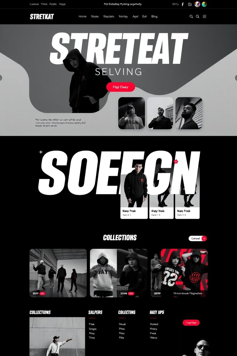 Custom Shopify Website for Urban Streetwear Labels