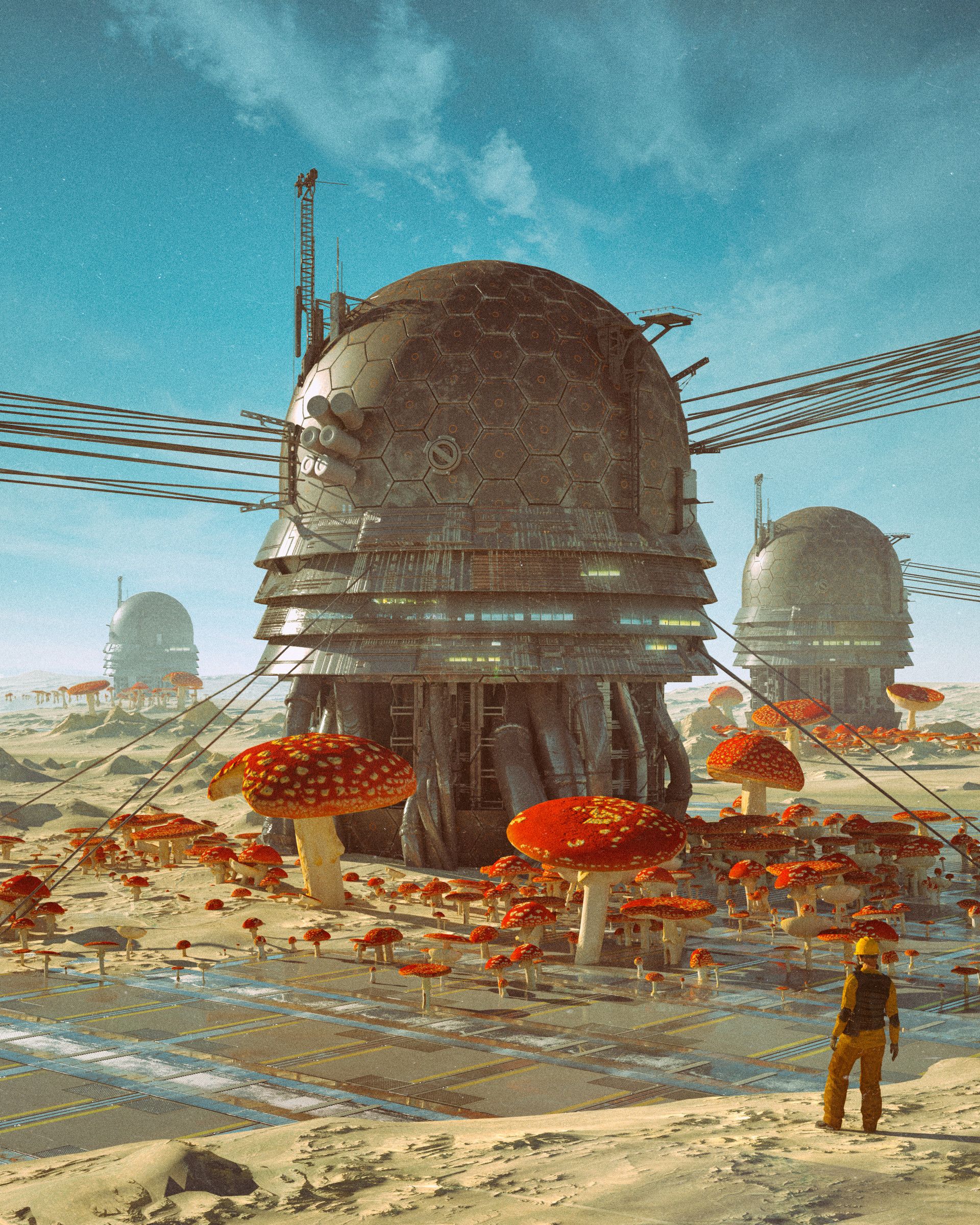 MUSHROOM GENERATOR , beeple