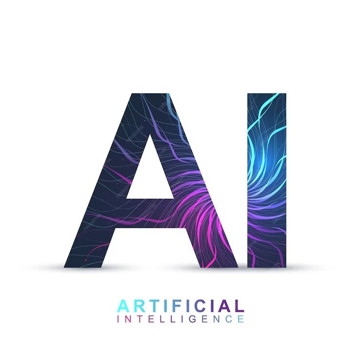 Artificial intelligence logo artificial intelligence and machine learning concept vector symbol ai n | Premium Vector