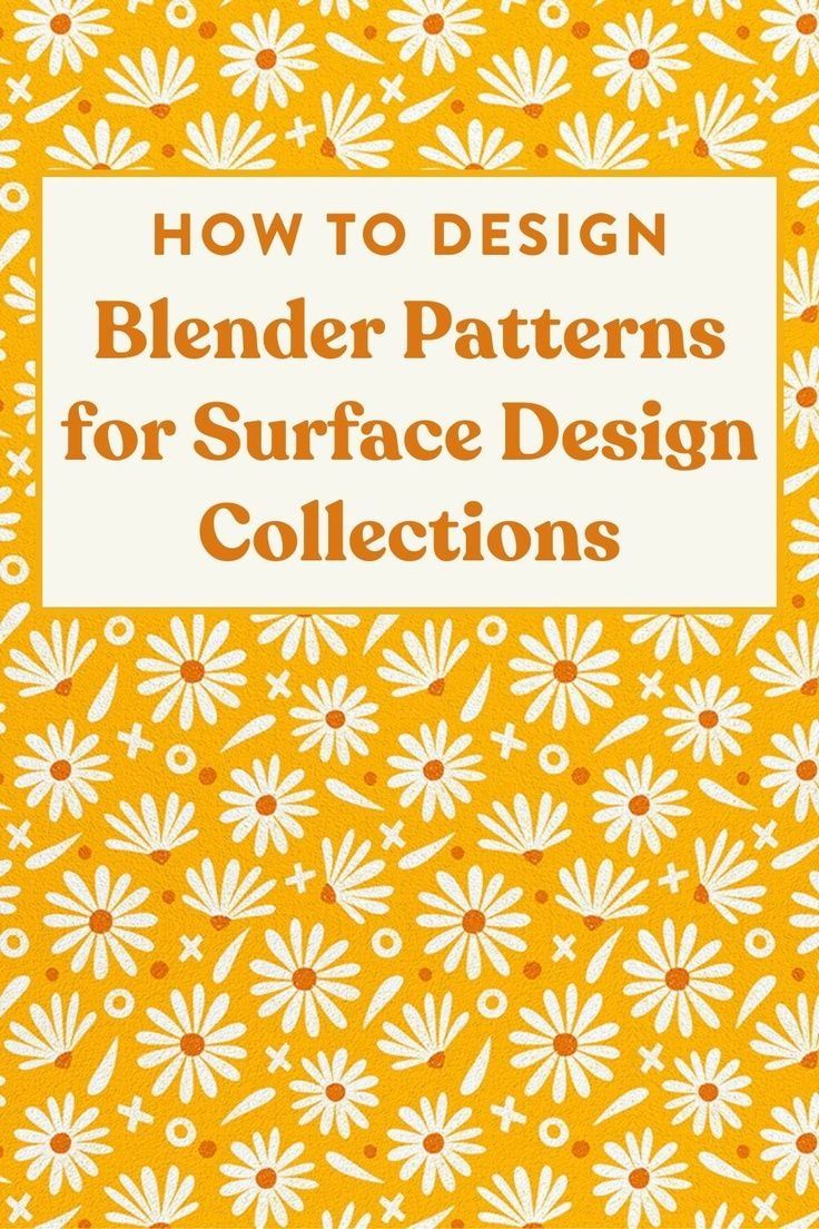 How to Design Blender Patterns for Surface Design Collections — CatCoq