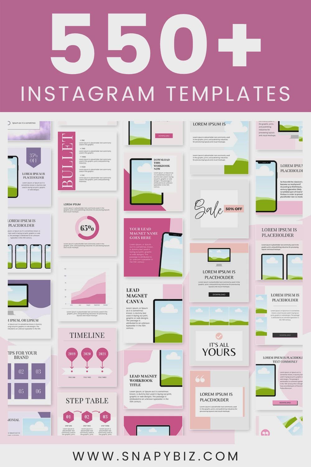 550+ Instagram Templates: Elevate Your Feed! ✨