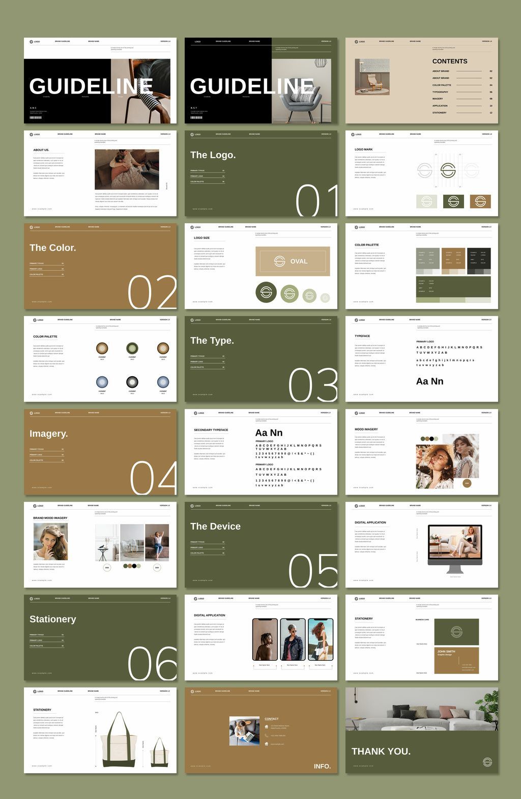 Comprehensive Brand Style Guide Template for Designers & Brands