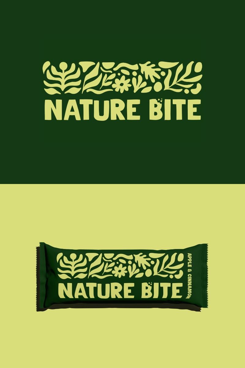 Brand Identity & Packaging Design for Nature Bite Organic Granola Bars
