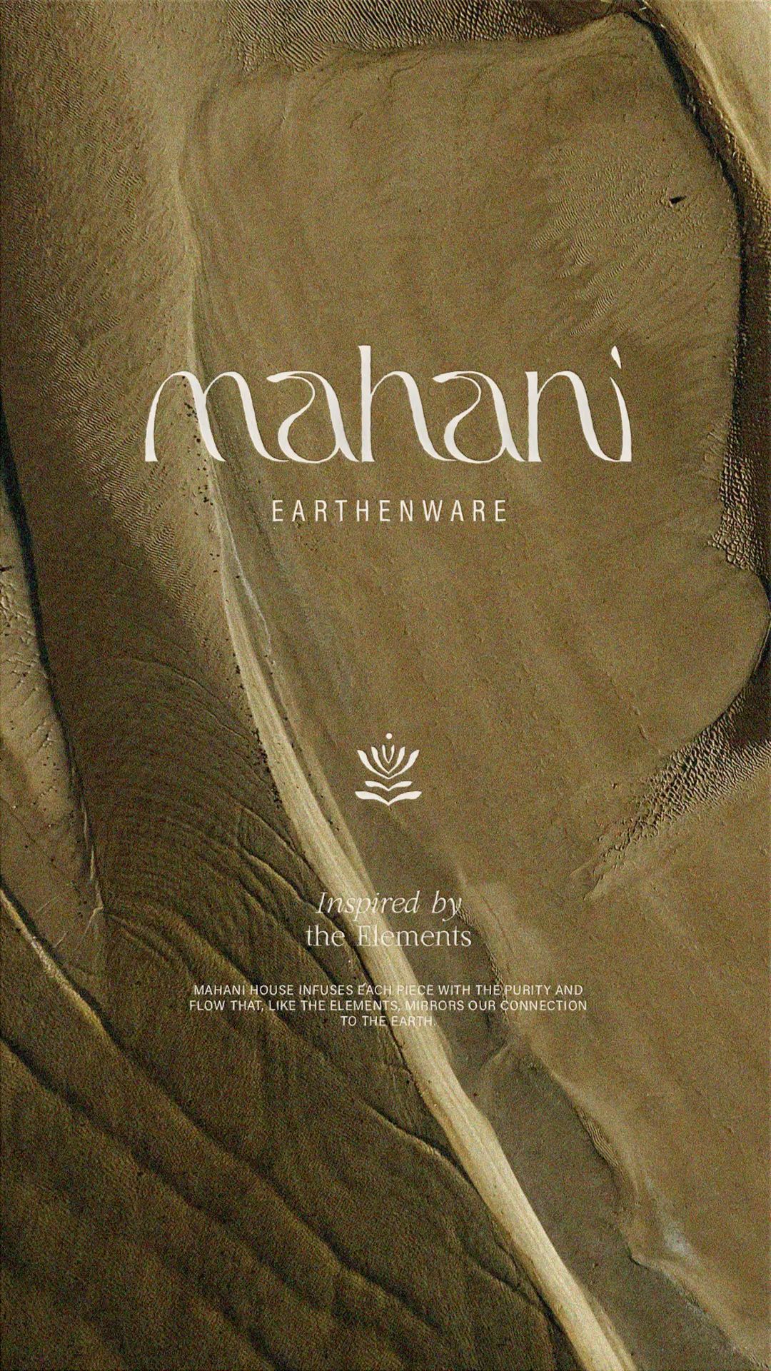 Concept Brand Design for creative ceramic studio based in California | Mahani by Layla Rose Designs