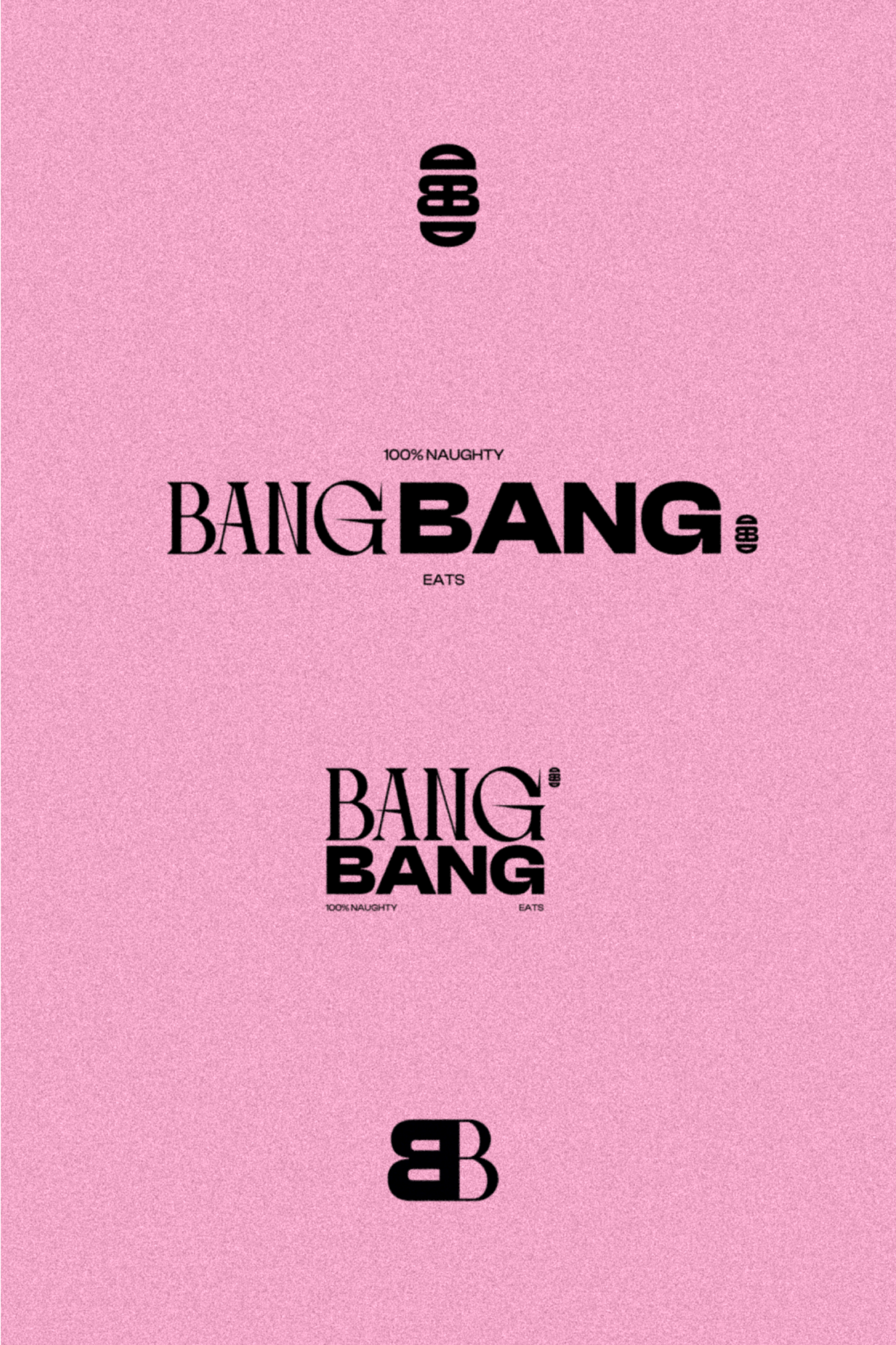 Bold and Retro Brand Identity and Logo Design for fast food Bang Bang Eats